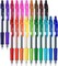 20-Piece Colored Gel Pens, Medium Point, Retractable, Smooth Writing, Comfort Grip